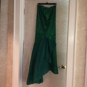 Costume little mermaid adult skirt sequin & fabric